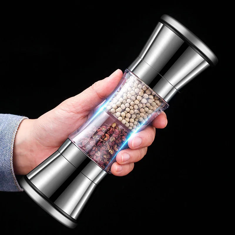 Two-in-one Pepper Grinder Stainless Steel