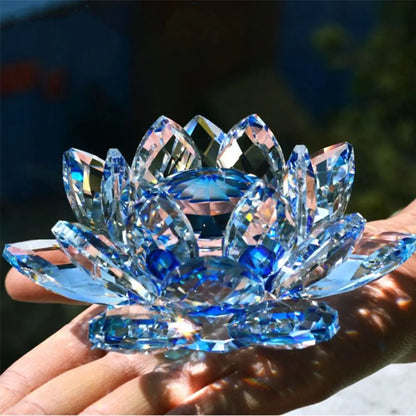 Crystal Lotus Flower Figurine