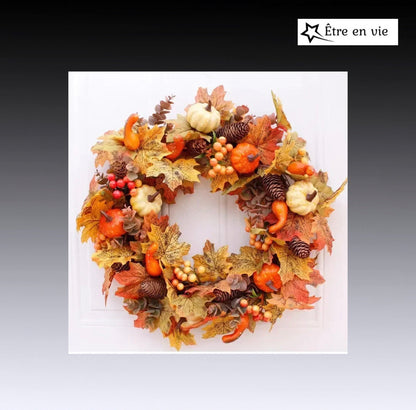 45cm Autumn Wreath Door Hanging Ornaments