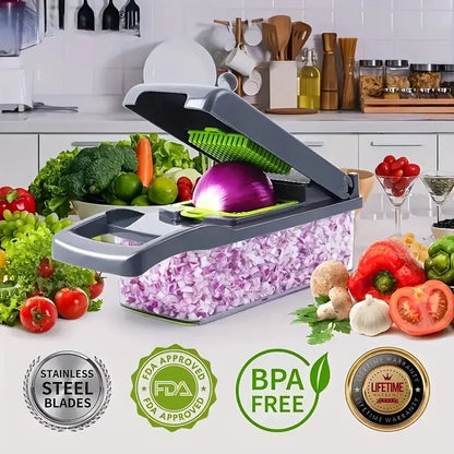 14/16 in 1 multifunctional vegetable chopper