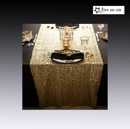 Glitter Shiny Tables Runner