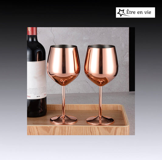 Stainless Steel Wine Glasses