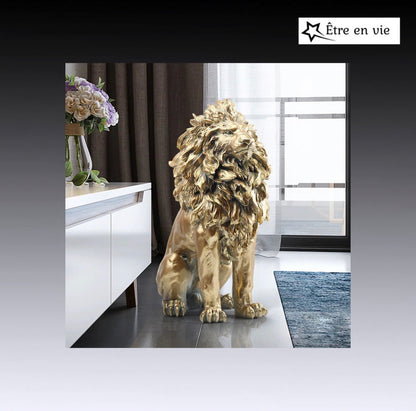 Statue de lion de luxe