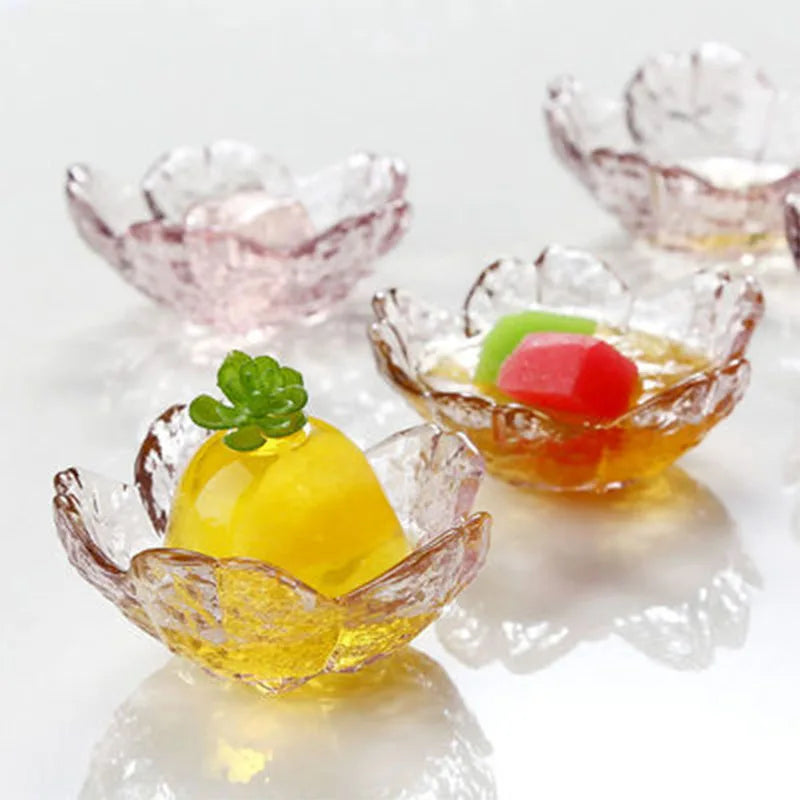 Cherry Blossom dessert Bowls with Golden Border