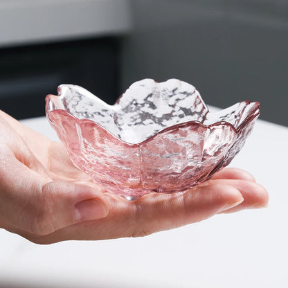 Cherry Blossom dessert Bowls with Golden Border