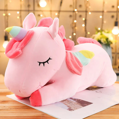 Peluche géante de la licorne