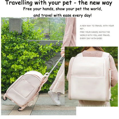 Breatatable Pet Trolley Case