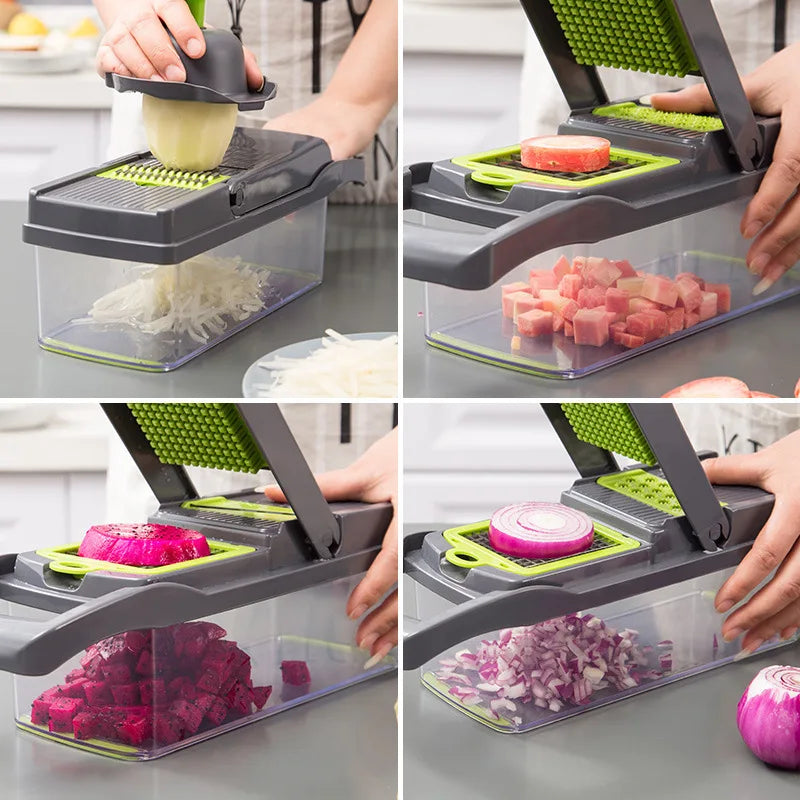 14/16 in 1 multifunctional vegetable chopper