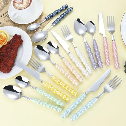 4Pcs Fashion Pearl Tableware