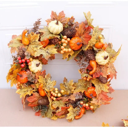 45cm Autumn Wreath Door Hanging Ornaments