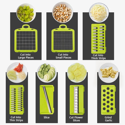 14/16 in 1 multifunctional vegetable chopper