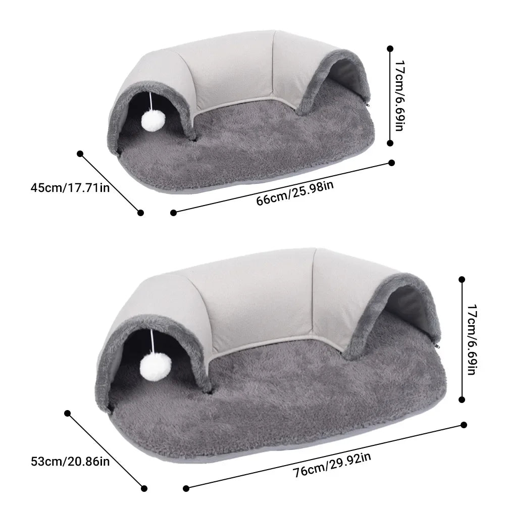 Pet Cat Tunnel Interactive Play Toy