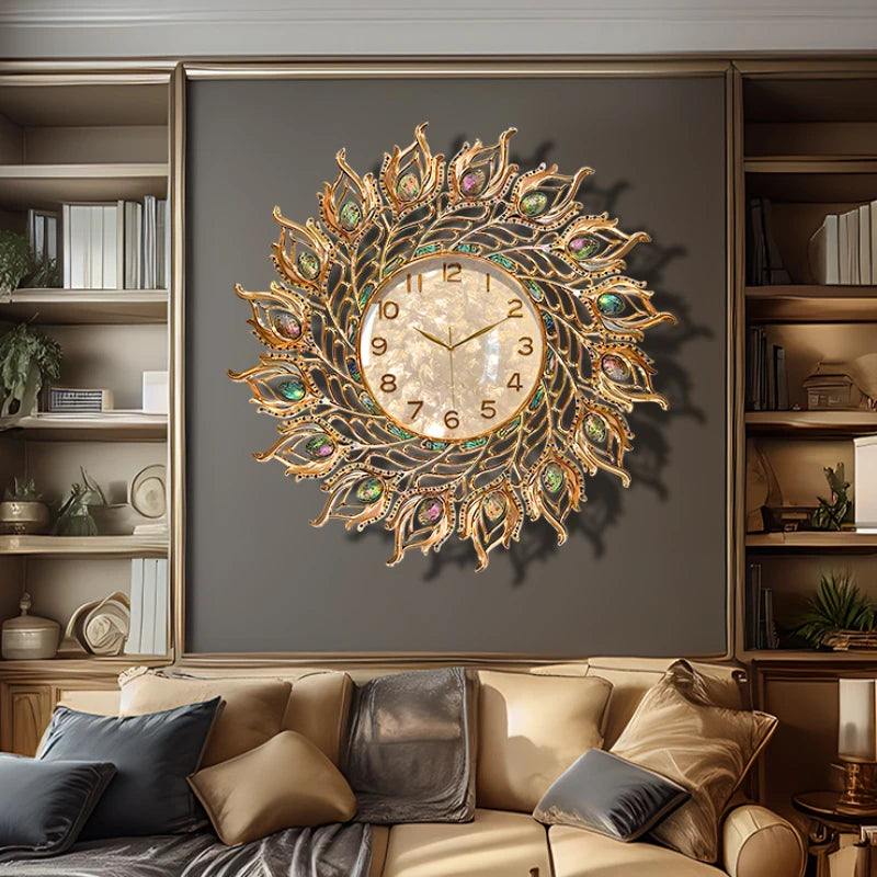 Luxury Abalone Shell Wall Clock