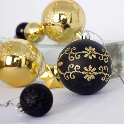 44pcs Baubles de árbol de Navidad