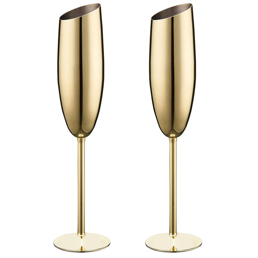 Stainless Steel Champagne Cup Goblets