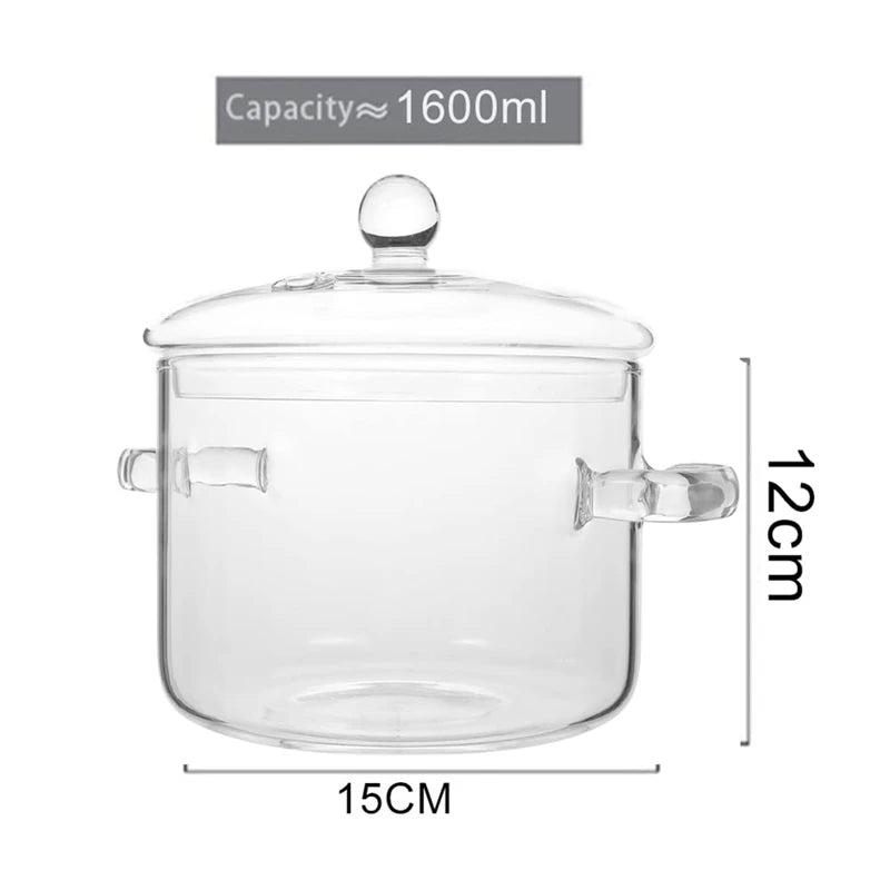 Glass Saucepan